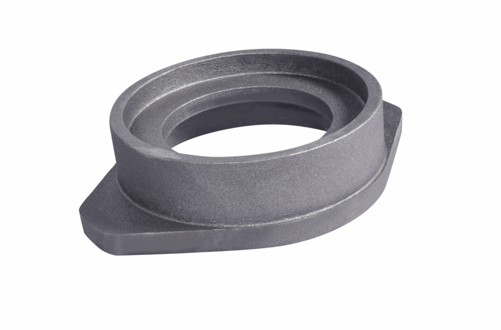 Low-temperature ductile iron outer flange