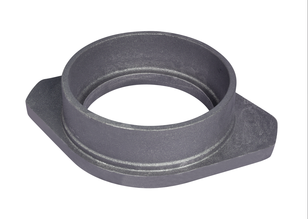 Low-temperature ductile iron connecting flange